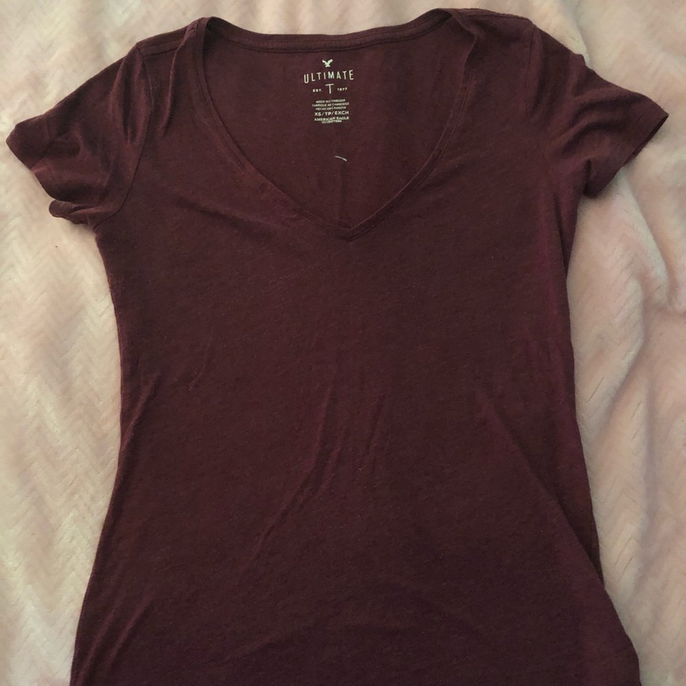 V-neck tee shirt